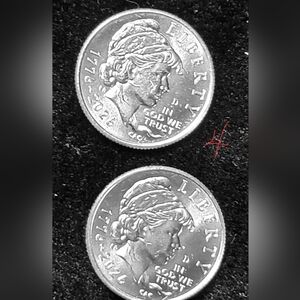 Emerging Liberty Dime. Set Of Two Commemorative Silver Coins 1776-2026
